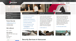 Desktop Screenshot of fusionsecurity.ca